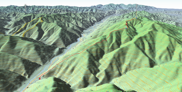 武奈ヶ嶽から4km.bmp